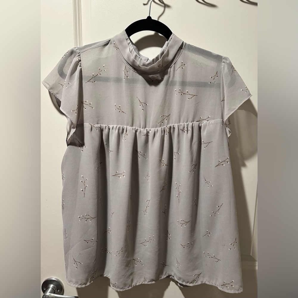 A New Day Sheer Blouse